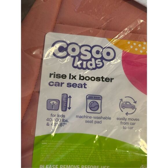 Cosco rise 1x booster new pink 40-100 lbs - Picture 3 of 3